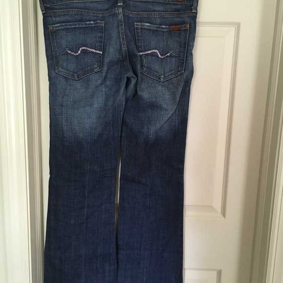 7 for all Mankind Pink rhinestone jeans - Picture 3 of 5